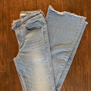 Levi's Light Blue High Rise Flare Jeans